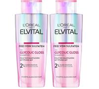 L'Oréal Paris Elvital Glycolic Gloss Shampooing régénérant à l'acide glycolique pour cheveux ternes et ternes, soin et lissage des cheveux, scellant pour une meilleure qualité des cheveux, régénérant,