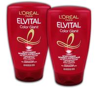 L'Oréal Paris Elvital Lot de 2 cures de soin intensif pour une protection durable des couleurs 2 x 125 ml