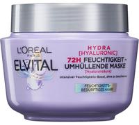 L'Oréal Paris Elvital - Masque hydratant pour cheveux brillants - Soin intensif à l'acide hyaluronique pour un boost hydratant - Hydra Hyaluronic - 300 ml