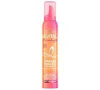 L'Oréal Paris Elvital Mousse coiffante pour cheveux longs et ondulés Parfum 24 h Avec vitamines et huile de ricin 200 ml