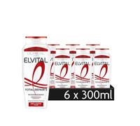 L'Oréal Paris Elvital Shampooing Réparateur Contre 5 Pro-Braines Cheveux Endommagés Avec Cicamide et Pro-Kératine Total Repair 5 Lot de 6 x 300 ml