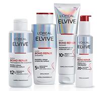 L'Oréal Paris Elvive Bond Repair Kit pré-shampooing, après-shampooing et sérum sans rinçage pour cheveux abîmés recrée les liens internes des cheveux avec acide citrique