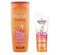 L'Oréal Paris Elvive Rapid Reviver Après-Shampooing Intensif Instantané Dream Long Enrichi en Amminoacide et Huile Protectrice pour Cheveux Longs et Endommagés Lot de 3