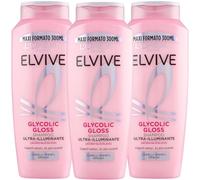 L'Oreal Paris Elvive Glycolic Gloss Shampooing ultra éclaircissant à l'acide glycolique 300 ml pour cheveux ternes ou ternes (3)