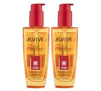 L'Oréal Paris Elvive Huile Colorée aux 6 Huiles Florales Précieuses Traitement Nourrissant Sans Rinçage Protection des Couleurs Filtre UV - 2 Flacons de 100 ml