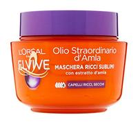 Elvive L'Oréal Paris Elvive Masque hydratant pour cheveux bouclés ou ondulés Huile extraordinaire bouclés Sublimes 300 ml 3 boîtes de 6 unités