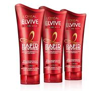 L'Oréal Paris Elvive Rapid Reviver Baume Intensif Instantané Color Vive, Enrichi en Amminoacide et Vitamine E, pour Cheveux Colorés, Lot de 3