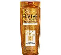 L'Oreal Paris Elvive Shampooing sans silicone à l'huile de coco 370 ml Lot de 3