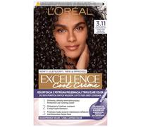 L'Oréal Paris Excellence Cool Creme Coloration Cheveux Durable 3.11 Ultra Cendré Brun Foncé