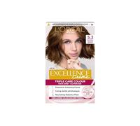 L'Oréal Paris Excellence Crème Coloration Permanente, Coloration Radiante At-Home jusqu'à 100% de couverture des cheveux gris, Pro-Kératine, Jusqu'à 8 semaines de couleur, Couleur : 8 Blond Naturel