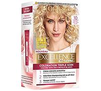 L'Oréal Paris - Excellence Crème - Coloration Permanente Triple Soin 100% Couverture Cheveux Blancs - Nuance 10,00 Blond Très Très Clair