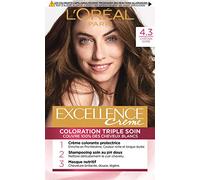 L'Oréal Paris Excellence Crème Kit de Coloration 4.3 Châtain Doré 1 Unité