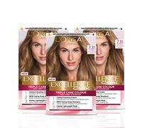 L'Oréal Paris Excellence Crème Naturelle Hypoallergénique 7.31 Dark Caramel Blonde 3 unité