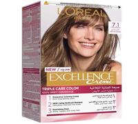 L'Oréal Paris Excellence Crème Permanent Hair Color 7.1 Ash Blonde – 135 ml