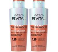 L'Oréal Paris Fiber Booster Elvital Shampooing anti-perte de cheveux, pour des cheveux plus épais et plus forts, renforce les fibres capillaires, moins de casse, contre la perte de cheveux, 200 ml