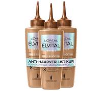 L'Oréal Paris Fiber Booster Lot de 3 sérums anti-perte de cheveux anti-chute pour cheveux plus épais et plus forts Génère de nouvelles fibres capillaires Moins de casse Contre la chute de cheveux