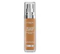 L'Oréal Paris - Fond de Teint Fluide - Hydratation 24H - Formule à l'Acide Hyaluronique - Tous les Types de Peaux - Accord Parfait - Teinte : Noisette (8.R) - 30 ml