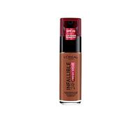 L'Oréal Paris - Fond de Teint Fluide Infaillible 24h Fresh Wear - Tous Types de Peaux - Teinte : Ambre Profond (375) - 30 ml