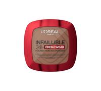 L'Oréal Paris - Fond de Teint Poudre Longue Tenue - Waterproof - Infaillible 24H Fresh Wear - Teinte : Ambre Profond (375) - 53 g