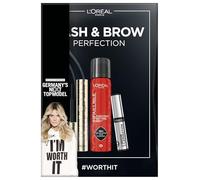 L'Oréal Paris Germany's Next Topmodel Lash & Brow Perfection Kit de maquillage avec mascara panoramique, gel pour sourcils Infaillible et brume à 3 secondes