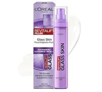 L'Oréal Paris Glass Skin Fluide hydratant pour peau repulpée et brillante avec acide hyaluronique + 5% [vitamine B3 + Pro B5 + C] Revitalift Filler 50 ml