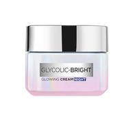 L'Oreal Paris Glycolic Bright Glowing Night Cream, 15ml |Overnight Brightening Cream with Glycolic Acid that Visbily Minimizes Spots & Reveals Glowing skin