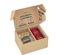 L'Oréal Paris - Kit de Découverte - Soin Profond Visage Anti-Âge - Crème de Jour Triple Action - À l'Acide Hyaluronique, Pro-Rétinol & Vitamine C - Tous Types de Peaux - Revitalift Laser X3 - 2x 50 ml