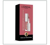 L'Oréal Paris - Lip Kit - Crayon Contour des Lèvres Blurfiller & Huile à Lèvres Plump Ambition - Effet Flouté & Repulpant - Teinte : Worth It + Worth It