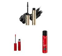 L'Oréal Paris Look Maquillage Le Défilé - Mascara Panorama Noir Volume Panoramique Sans Paquets - Laque à Lèvres Liquide Effet Vinyle Couleur Intense & Fini Brillant Teinte 420 Rouge Paris - Spray Inf