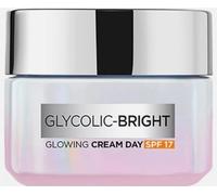 L'Oréal Paris L'Oréal Paris Crème de Jour Glycolique Lumineuse avec SPF 17, 50 ml | Crème éclaircissante pour la peau à l'acide glycolique qui minimise visiblement les taches et révèle une peau