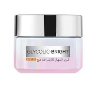 L'Oréal Paris L'Oréal Paris Crème de Jour Glycolique Lumineuse avec SPF 17, 50 ml | Crème éclaircissante pour la peau à l'acide glycolique qui minimise visiblement les taches et révèle une peau