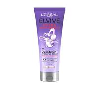 L'Oreal Paris L'Oréal Paris Elvive Hydra Crème hydratante de nuit à l'acide hyaluronique pour cheveux secs, 200 ml