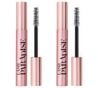 L'Oréal Paris Lot de 2 Mascaras Lash Paradise Noir + Noir Intense