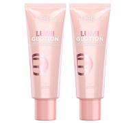 L'Oréal Paris Lumi Glotion Liquide éclaircissant et hydratant pour le visage et le corps à luminosité naturelle Teinte 901 Fair Glow - Lot de 2 flacons de 40 ml