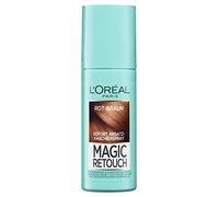 L'Oréal Paris Magic Retouch Spray anti-racines, pour des transitions continues et naturelles, dissimule les racines jusqu'au prochain lavage des cheveux, rouge brun, 1 x 75 ml
