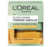 L'Oréal Paris - Masque Glow Glow avec Yuzu Lemon - Nettoie intensément pour une peau claire et éclatante - 50 ml