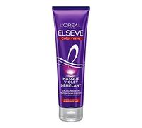 L'Oréal Paris - Masque Violet Démêlant Déjaunisseur - Pour Cheveux Méchés, Blonds ou Blancs - Neutralisation des Reflets Jaunes & Orangés - Elseve Color-Vive - 150 ml