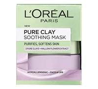 L'Oréal Paris, Masque Visage Pure Clay Soothing Mask (Violet), 50 ml