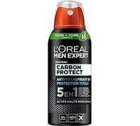 L'Oréal Paris Men Expert - Carbon Protect Déodorant Spray Compressé 5-en-1 - 100 ml (200 ml compressés)