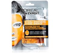 L'Oreal Paris Men Expert Coffret cadeau pour homme Masque facial en tissu avec taurine réénergisante, 0,276 kg