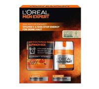 L'Oréal Paris Men Expert Gift Set for Men with Face Wash and Moisturizer with Guarana and Vitamin C Hydra Energy Care Set