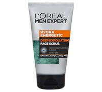 L'Oréal Paris Men Expert Gommage visage Hydra Energetic Exfoliant 100 ml | Action nettoyante et purifiante des pores, élimine les impuretés et l'excès de brillance, formule exfoliante en profondeur