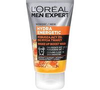 L'Oréal Paris Men Expert Hydra Energetic Gel nettoyant pour le visage avec effet rafraîchissant et stimulant la peau, 100 ml