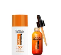 L'Oréal Paris Men Expert Hydra Energetic Vitamin C Serum & SPF50+ Invisible Fluid Bundle