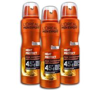 L'ORÉAL Paris Men Expert Lot de 3 déodorants anti-transpirants Heat Protect 3 x 150 ml