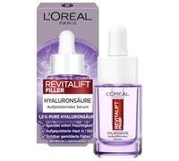 L'Oréal Paris Mini sérum repulpant pour femme : pour réduire les rides et peau jeune et repulpée avec [1,5% d'acide hyaluronique] Revitalift Filler 1 x 15 ml