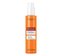 L'Oréal Paris Nettoyant Visage Nettoyant, Adapté aux peaux sensibles, action lissante et uniforme, Peaux douces et élastiques, avec Vitamine C + Acide Salicylique, Revitalift, 150 ml