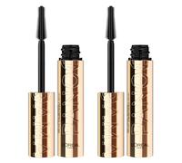 L'Oréal Paris Panorama Mascara Volumateur Couleur Brun avec Complexe Stretchflex Effet d'agrandissement sans grumeaux Convient aux Yeux Sensibles - 2 Mascaras