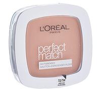 L'Oréal Paris Perfect Match Poudre compacte matifiante SPF 8 avec miroir et éponge Perfect Match Powder #7.D/7.W Ambre doré 9 g