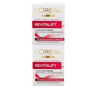 L'Oréal Paris Plénitude Revitalift Crème Contour Yeux Anti-Rides Extra Raffermissante avec Pro-Rétinol Avancé et Fibrelastyl Texture Fraîche et Légère Contre Cernes et Sacs - 2 bocaux de 15 ml